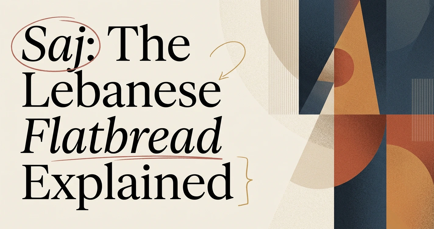 What Is Saj? The Lebanese Flatbread Explained
